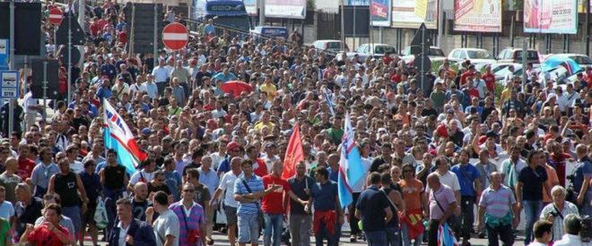 Italia, paralizată de o grevă de amploare