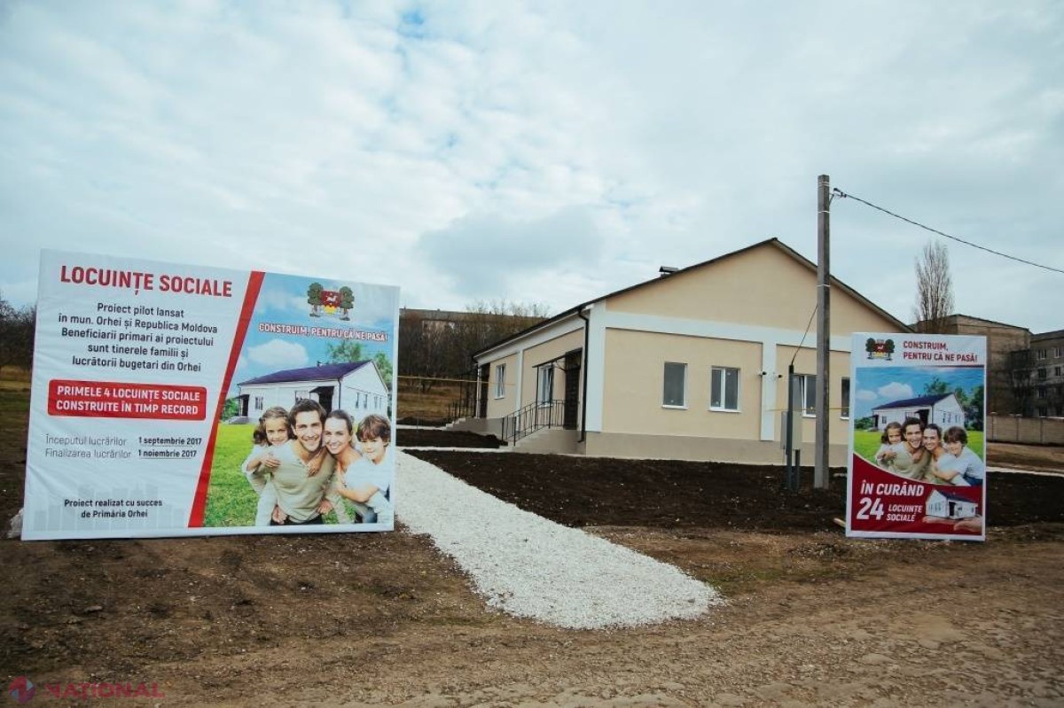 FOTO // Primii beneficiari au primit cheile de la locuințele SOCIALE construite în Orhei. Vor plăti doar 500 de lei pe lună, fără nicio dobândă