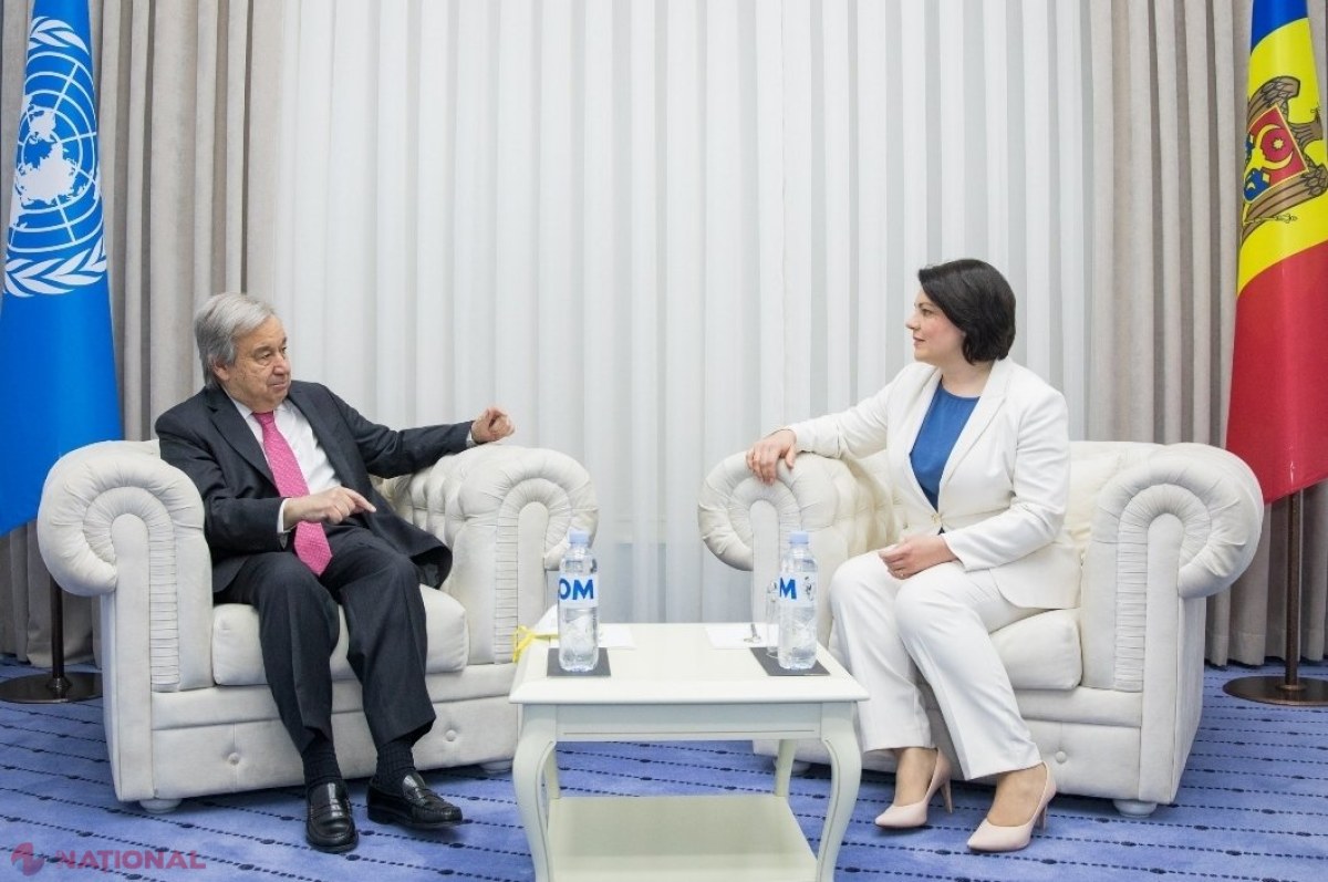 ONU își va EXTINDE programele desfășurate în R. Moldova. Antonio Guterres, IMPRESIONAT de solidaritatea moldovenilor cu refugiații ucraineni. Autoritățile așteaptă de URGENȚĂ 106 milioane de dolari colectate de agențiile ONU