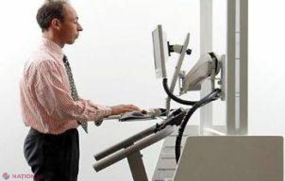 Exerciții ușoare care te ajută să nu te îngrași când stai la birou