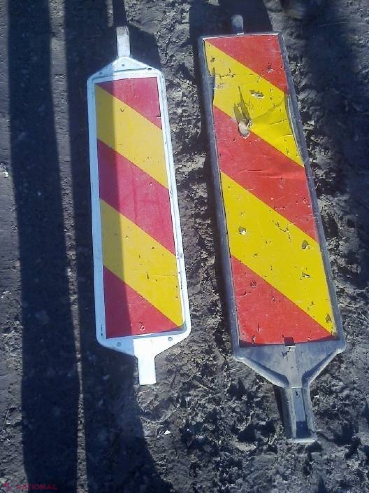 Au furat stâlpii metalici cu indicatoarele rutiere de pe marginea drumurilor. S-a întâmplat la Soroca