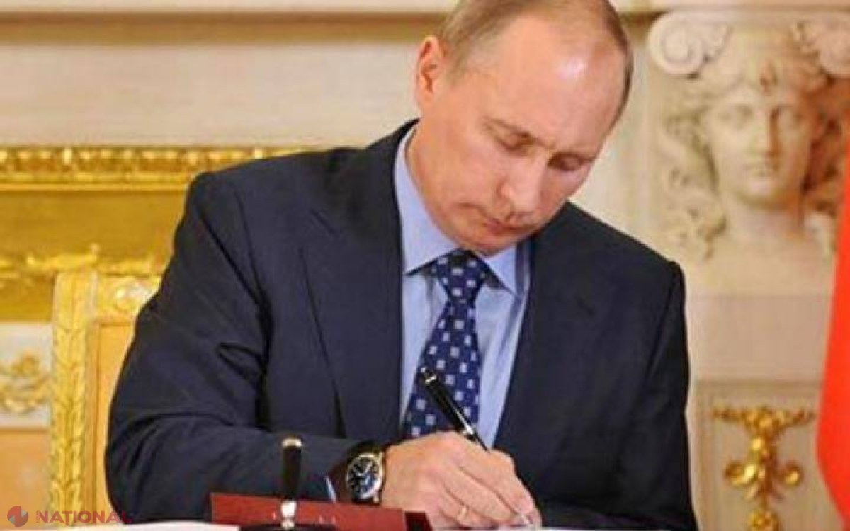 Putin a SEMNAT DECRETUL. A intrat deja în VIGOARE