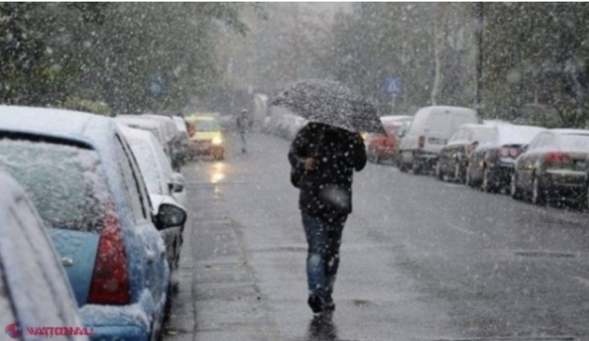 METEO // Primele ninsori, anunțate pe teritoriul R. Moldova în 2021