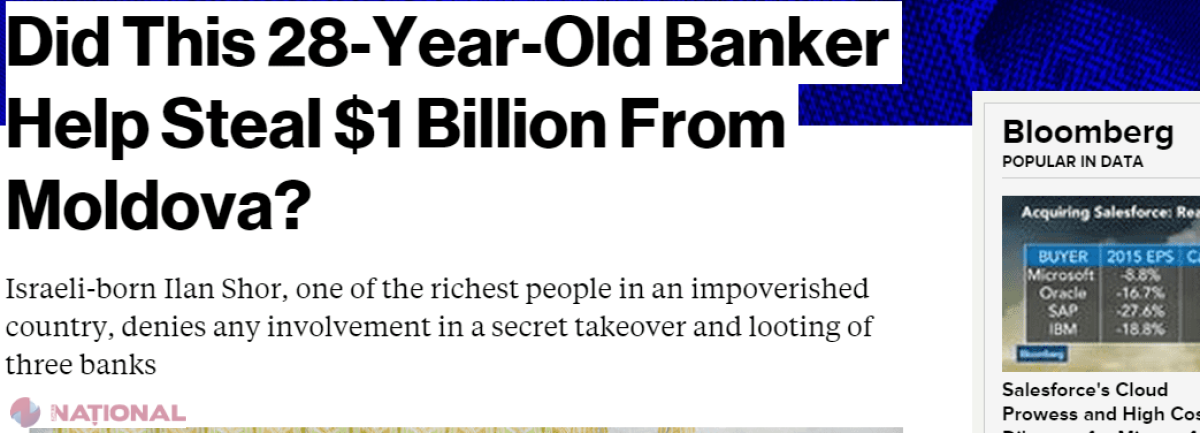 BLOOMBERG se întreabă: A furat acest bancher de 28 de ani un MILIARD de dolari din Moldova?