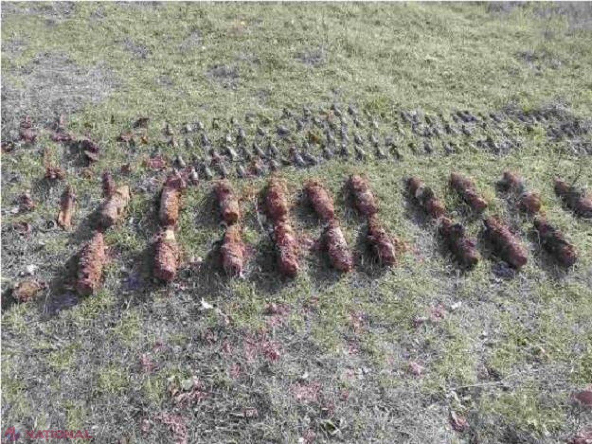 R. Moldova, MINATĂ: Sute de obiective explozive, neutralizate în 2017. ANUNȚAȚI imediat autoritățile, dacă ați depistat bombe, fără să le atingeți!