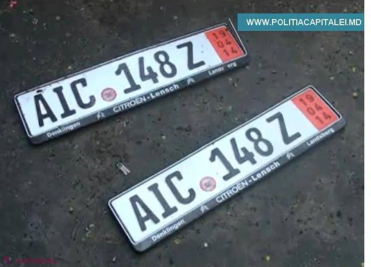  Furau plăcuţe de înmatriculare şi cereau bani de la proprietari