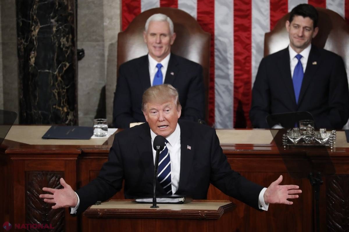 Donald Trump, primul discurs în faţa Congresului: Un sistem al imigrației bazat pe merit, un trilion de dolari investiții în infrastructură și cel mai mare buget al Apărării din istoria SUA