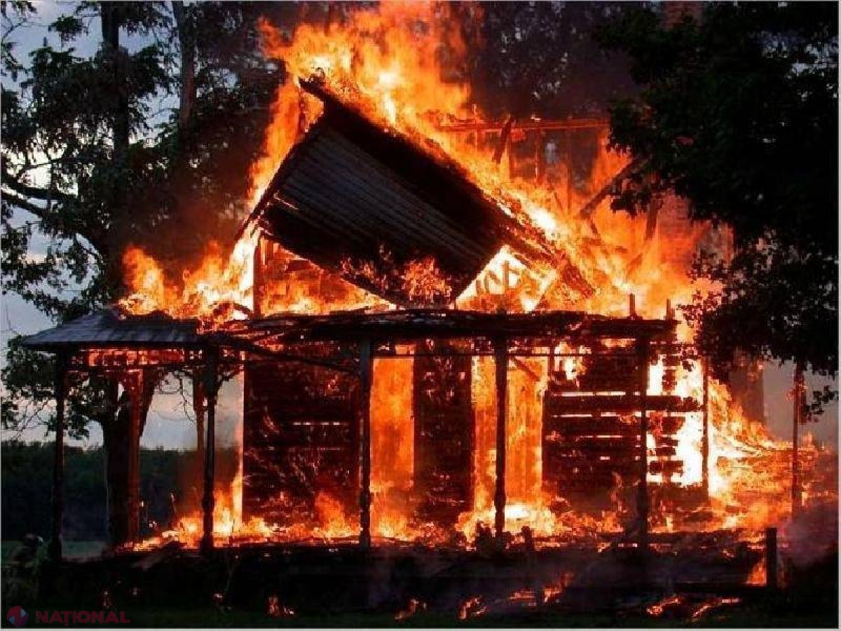 Incendiu DEVASTATOR la Orhei. CINCI persoane şi-au PIERDUT viaţa