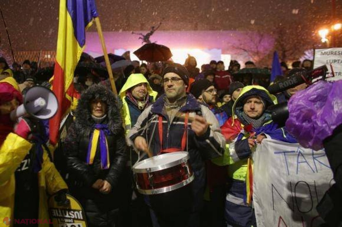 PROTESTE în România împotriva legilor din domeniul justiției