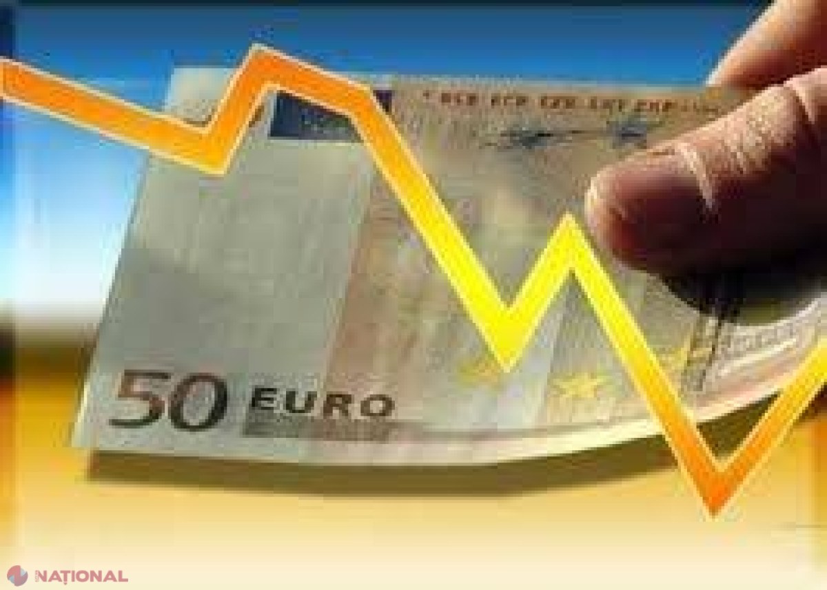 Depreciere ușoară a monedei unice europene 