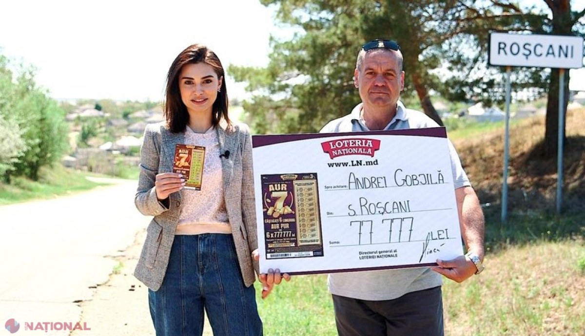 VIDEO // Un bărbat din Anenii Noi a CÂȘTIGAT 77 777 de lei grație „Șeptarului de Aur”, iar banii îi va folosi pentru construcția unei saune „Dacă ai cumpărat odată bilete, dar nu ai câștigat, nu trebuie să-ți pierzi curajul”