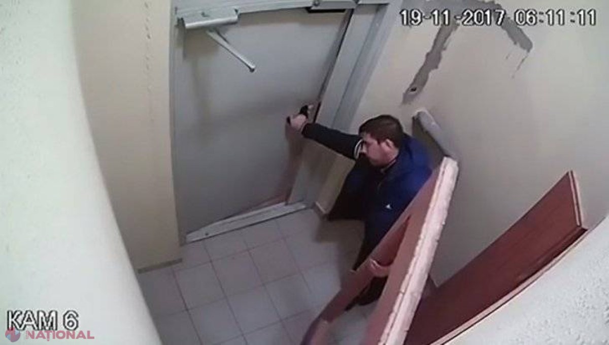 VIDEO // Un bețiv din Rusia s-a chinuit TREI ore să deschidă o ușă, înainte să facă o descoperire 