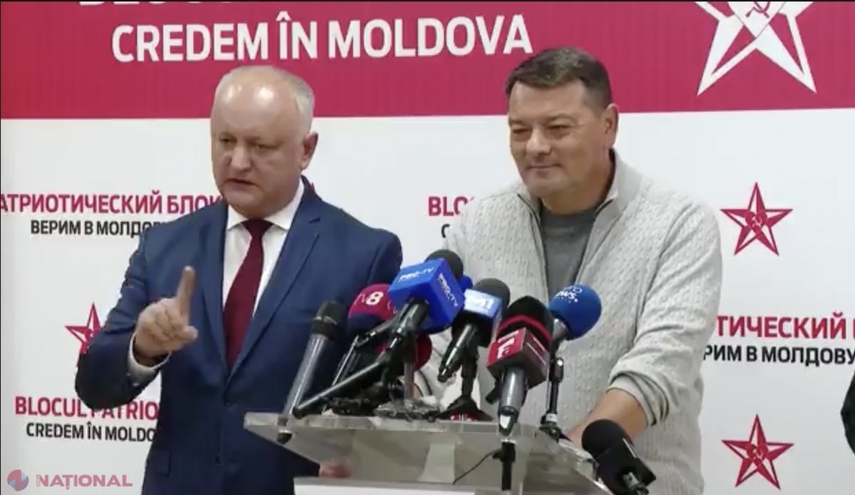 VIDEO // „Patriotul” Dodon, foc și pară după ce a PIERDUT lamentabil parlamentarele. Acesta s-a RĂSTIT la un jurnalist din România, pentru că a vrut să ia o declarație în ROMÂNĂ de la Starîș: „Continuați în RUSĂ, lasă-i să învețe, le va trebui”