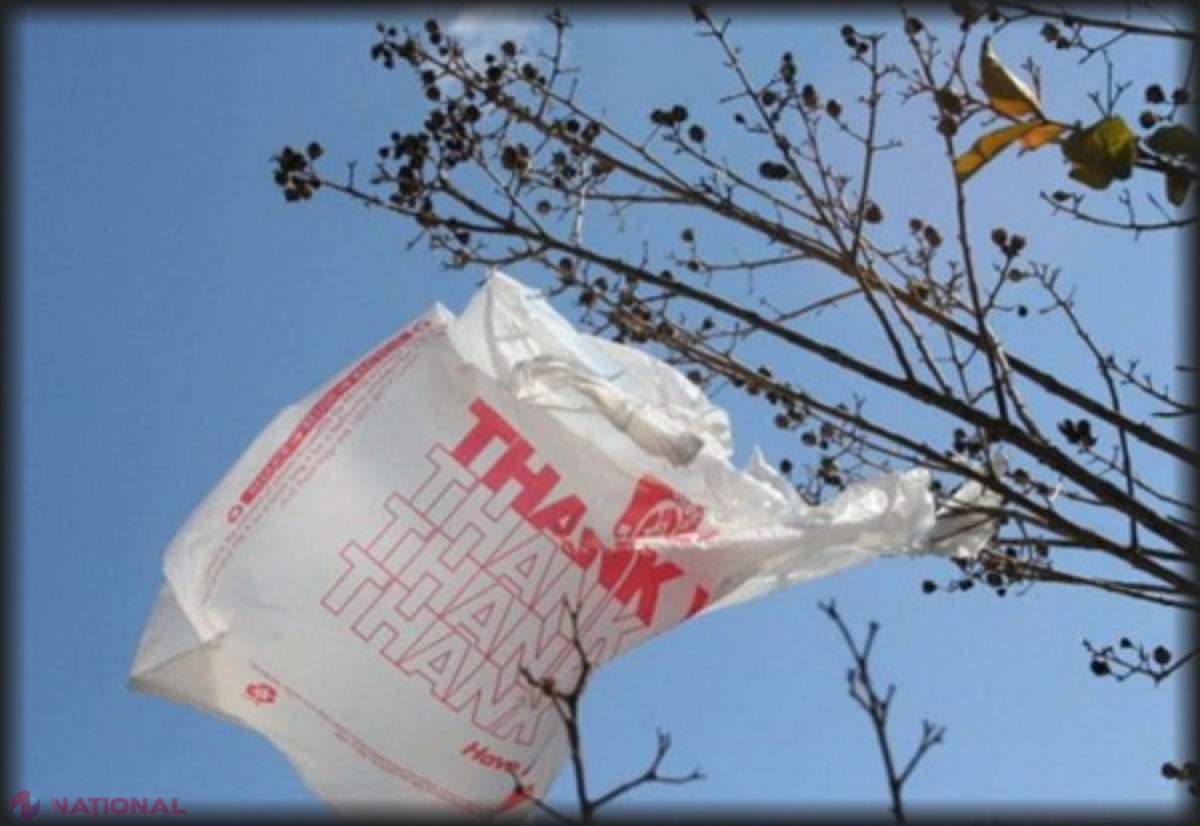 Pungile de PLASTIC vor fi INTERZISE în R. Moldova de la începutul anului 2019