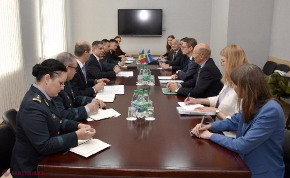 Delegație din Guvernul Suediei, discuții la Ministerul Aprării din Chișinău despre cooperarea în domeniul militar