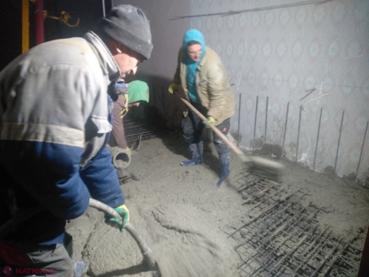 FOTO // Toate planșeele care au sărit în aer după explozia unei butelii de gaze în „blocul groazei” au fost restabilite: Proprietarii apartamentelor vor putea reveni acasă la începutul lunii decembrie