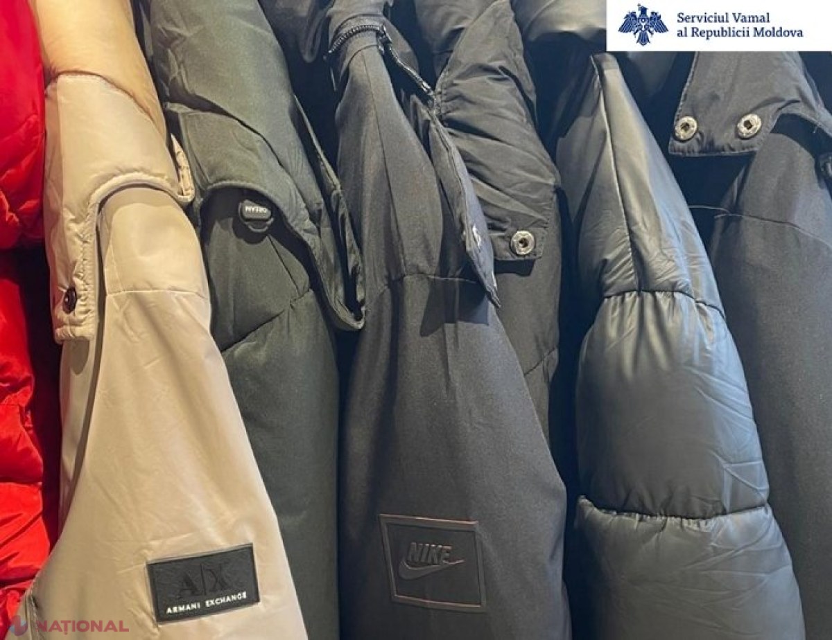 VIDEO // „Puma”, „Nike” sau „Adidas”, la Bălți: Haine și încălțăminte fără acte de proveniență, comercializate în patru magazine, ridicate de vameși 