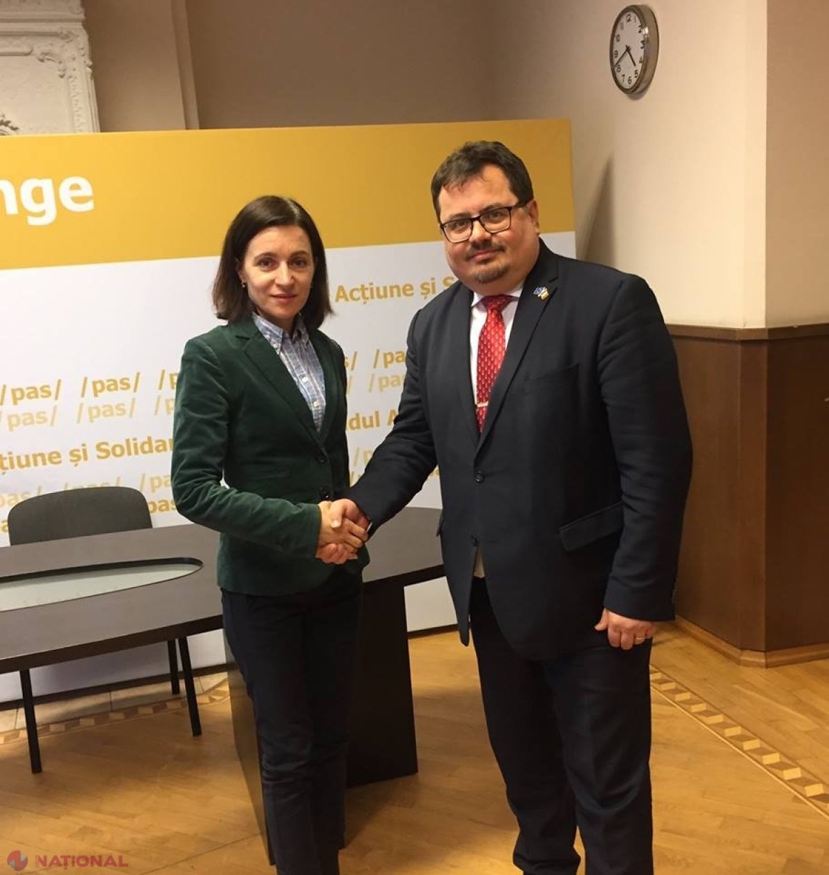 Maia Sandu, către Peter Michalko: „Rămânem determinați să coagulam toate forțele de bună-credință din această țară”