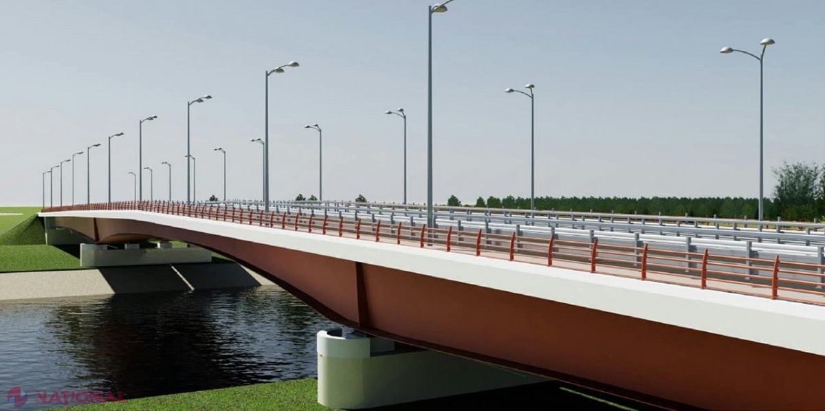 FOTO // Cum va arăta cel mai NOU POD care va lega R. Moldova de România: Bucureștiul va asigura finanțarea lucrărilor de construcție a podului și a drumului de acces, inclusiv infrastructurile conexe, amplasate pe teritoriul României