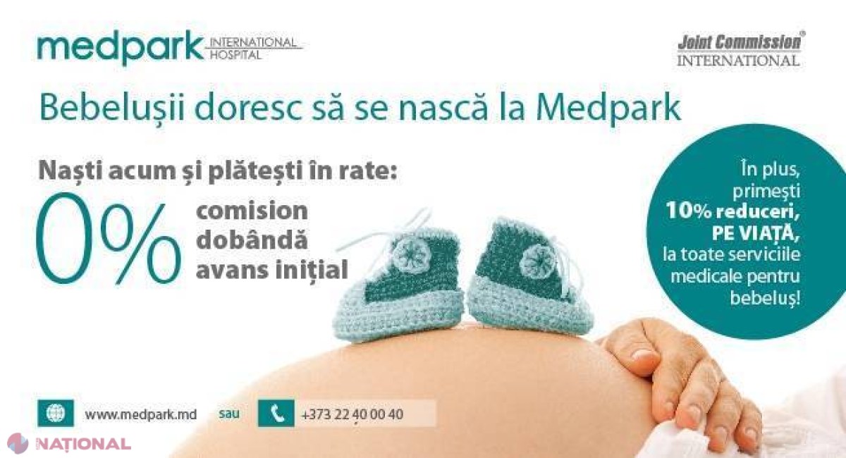 PREMIERĂ națională: Bebelușii doresc să se nască la MEDPARK. Ofertă exclusivă 