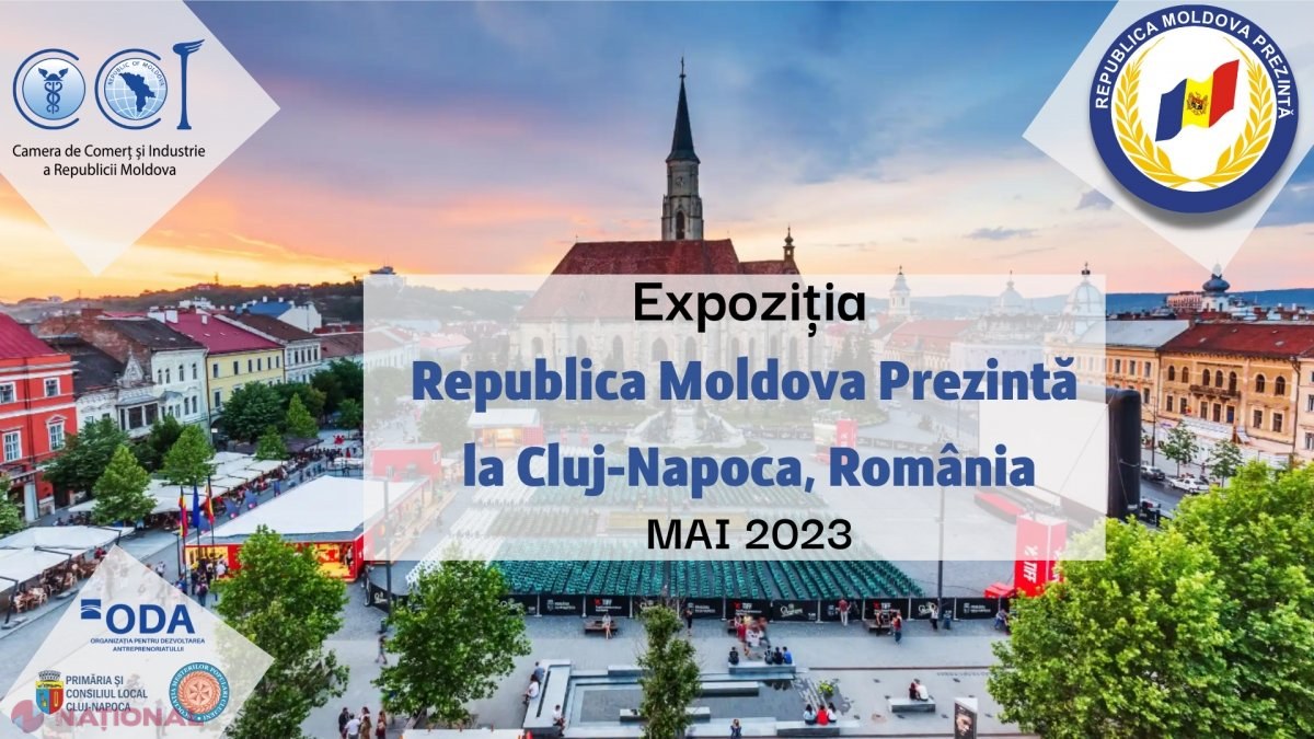 VIDEO // Producătorii din R. Moldova, tot mai interesați de piața din România, principalul partener comercial al republicii noastre. CCI va organiza CINCI expoziții în România în 2023, inclusiv, în PREMIERĂ, la Cluj-Napoca
