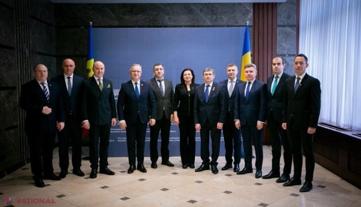 Două delegații de parlamentari români, vizită la Chișinău. Spicherul Igor Grosu: ​„Integrarea europeană este proiectul nostru de țară, iar România ne este aproape în acest proces”
