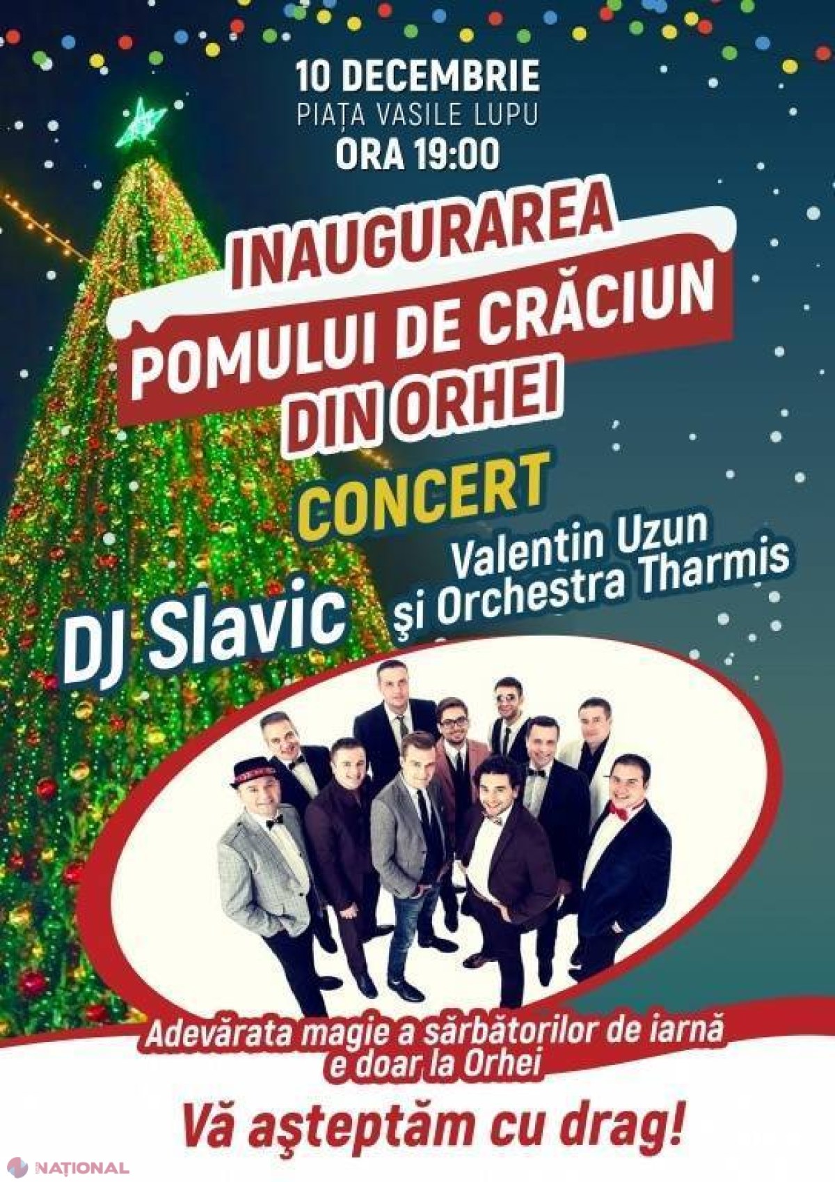 FOTO // Startul sărbătorilor de iarnă la Orhei va fi dat pe 10 decembrie. Autoritățile au început deja instalarea pomului de Crăciun