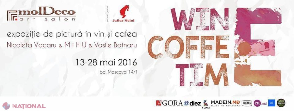 UNIC // Picturi în vin și cafea, la Chișinău