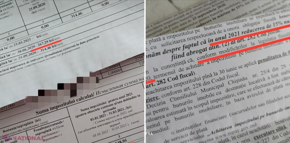 O altă „BOMBĂ” a socialiștilor din Parlament și din CMC pentru locuitorii Chișinăului – a fost DUBLAT IMPOZITUL pe imobile. Chișinăuienii NU vor beneficia nici de tradiționala reducere de 15%, dacă achită impozitul până la 30 iunie