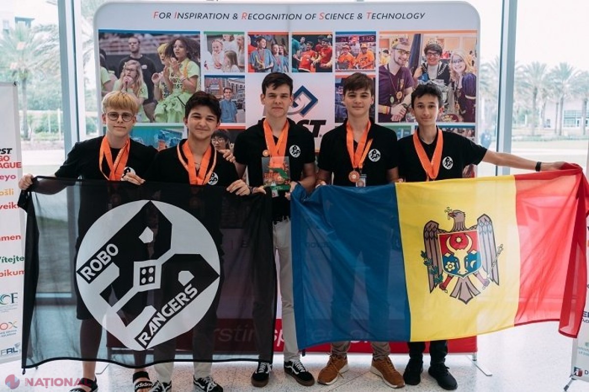 Echipa de robotică „RoboRangers” din Republica Moldova, trei premii la competiția FIRST LEGO League Florida Invitational