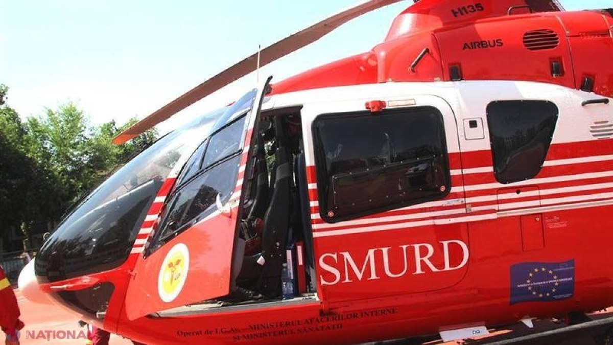 Elicopterele SMURD din România au preluat 64 de bolnavi în stare gravă din diferite regiuni ale R. Moldova și i-au transportat la Chișinău