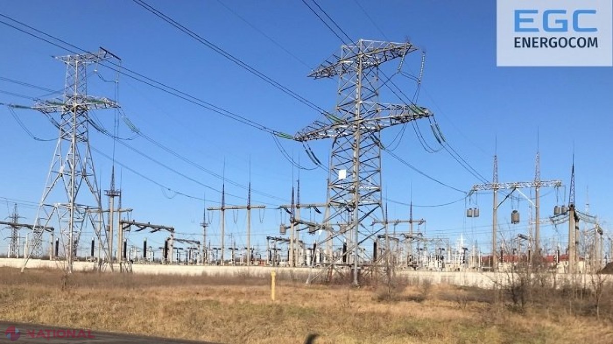 „Energocom” a găsit energie electrică pentru a asigura consumul de marți pe malul drept al Nistrului: Cu 3% mai mult decât astăzi