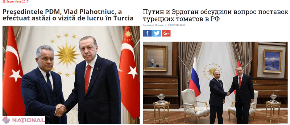 Plahotniuc și Putin, în Turcia: S-au întâlnit? Răspunsul PDM