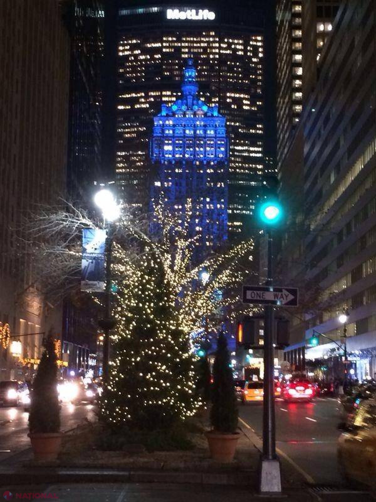 FOTO // Natalia Barbu, felicitare pentru soțul său de pe străzile New York-ului