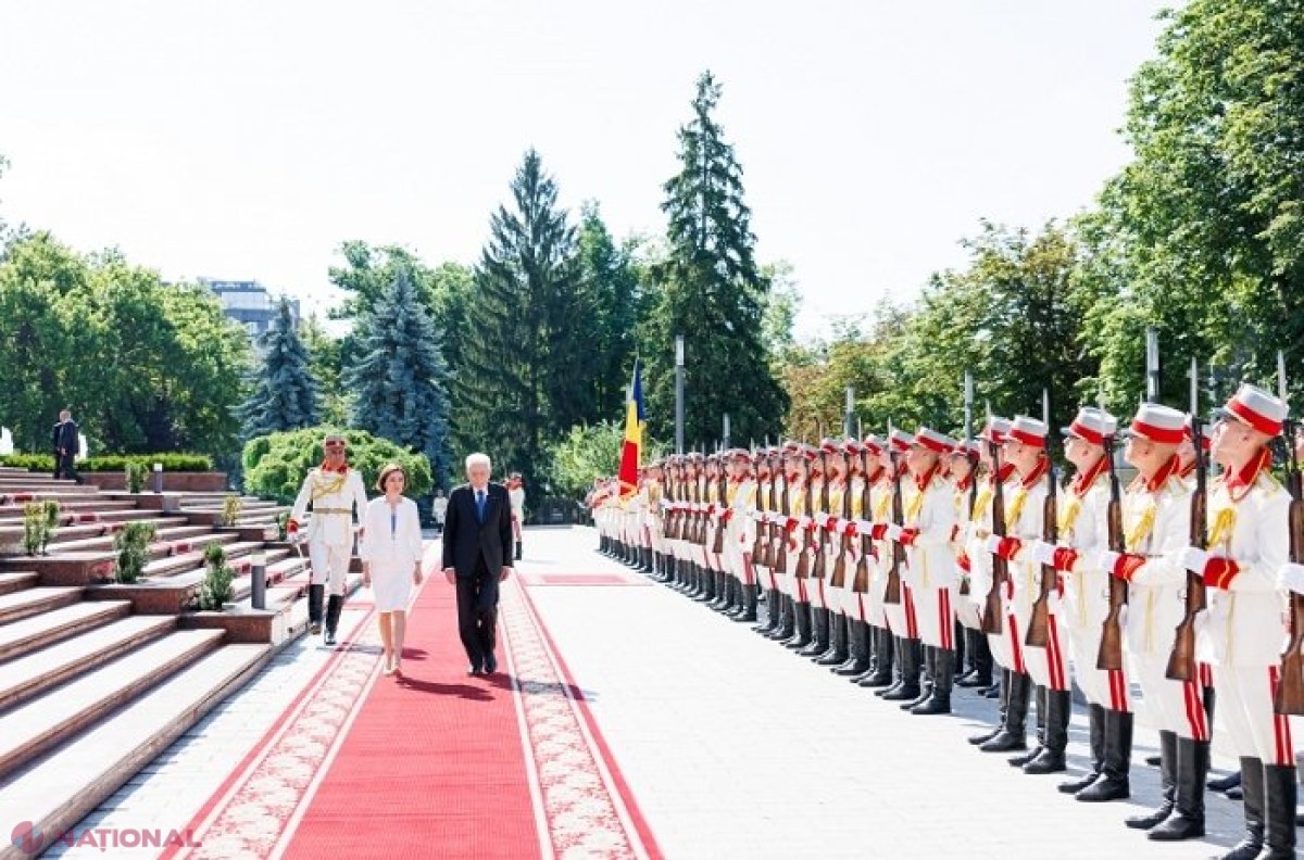 Maia Sandu, despre vizita președintelui Italiei, Sergio Mattarella, în R. Moldova: „Transmite un mesaj ferm de prietenie și de susținere pentru republica noastră, în special în contextul actual complicat de securitate regională”