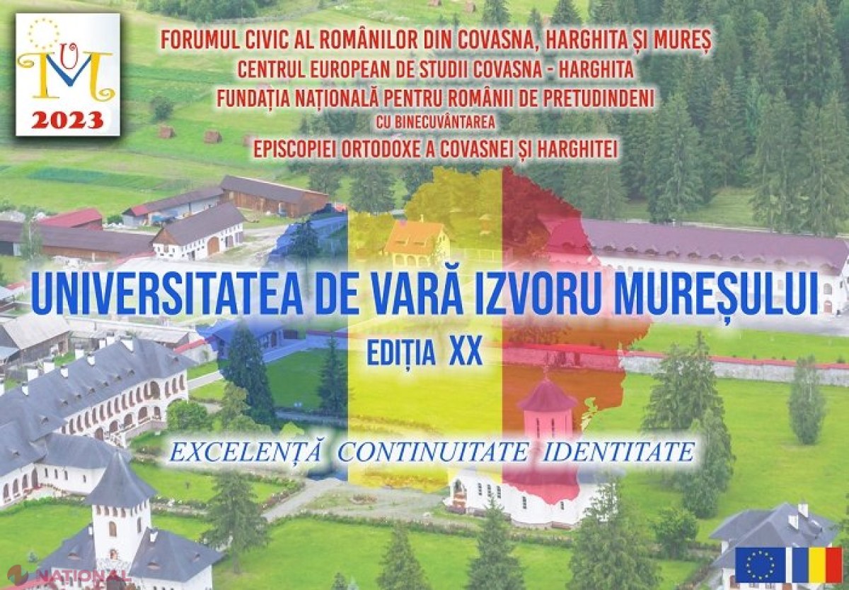 Politica externă a României în relaţia cu R. Moldova și perspectiva integrării imediate a Republicii Moldova în Uniunea Europeană prin reunirea cu România, printre subiectele dezbătute la Universitatea de Vară a românilor de pretutindeni, ediţia XX