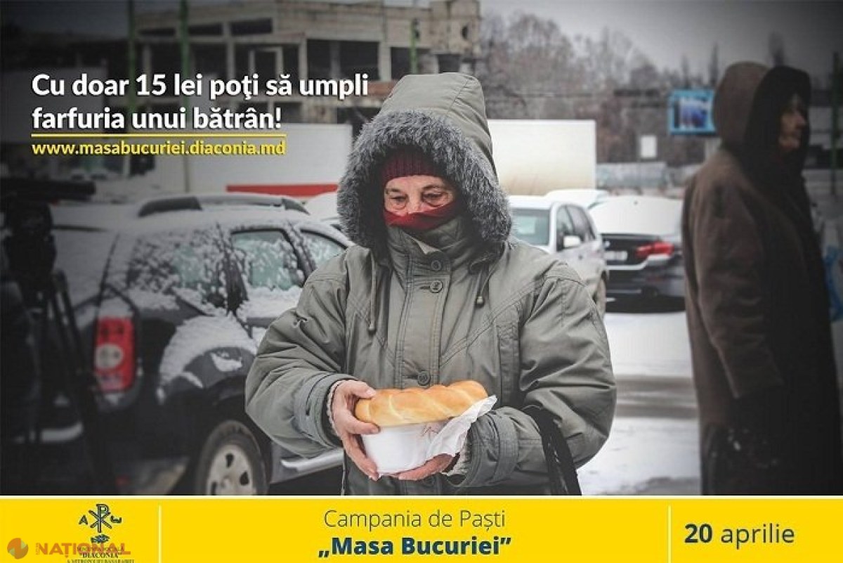 CARITATE // Cum puteți oferi un PRÂNZ cald unui bătrân, cu doar 15 lei