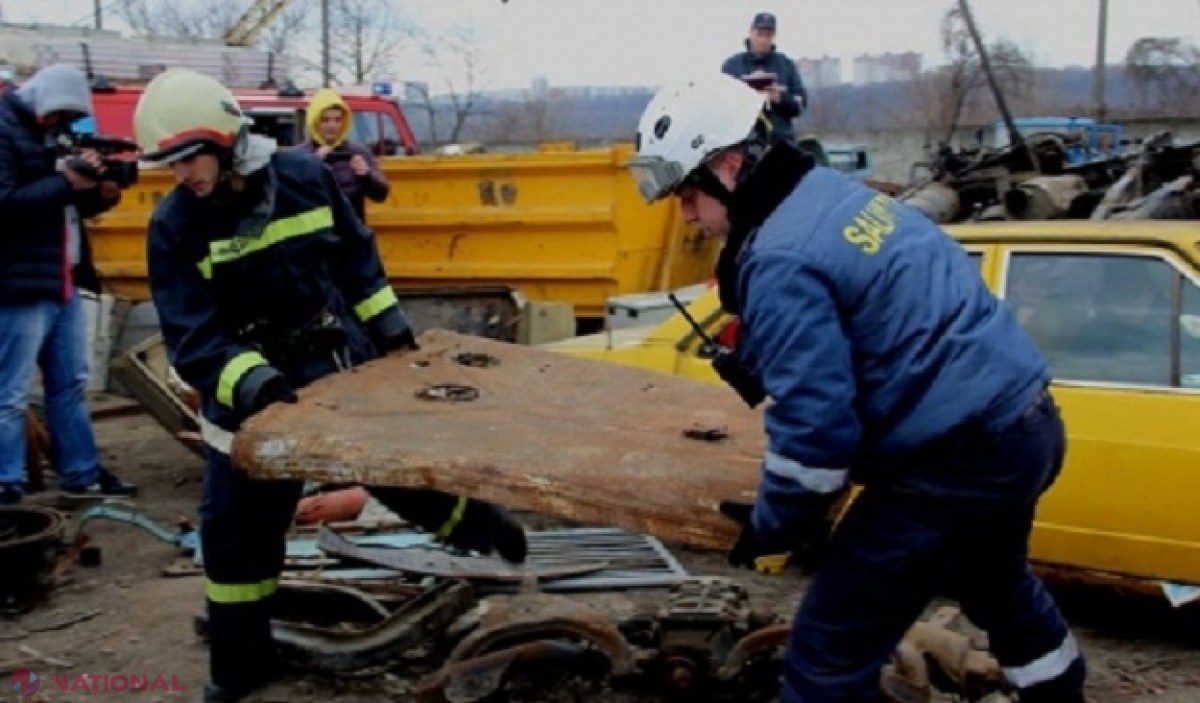 ACCIDENT: Două camioane s-au ciocnit la Căușeni, iar un șofer a ajuns la spital 