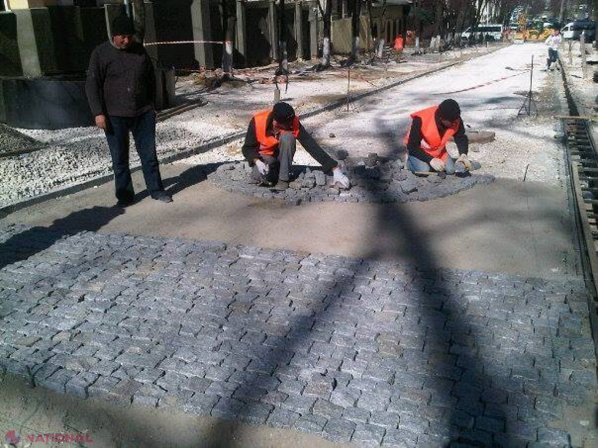 FOTO // Strada PIETONALĂ din capitală prinde CONTUR