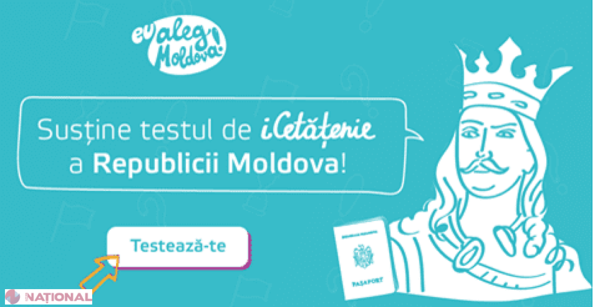 TESTUL de obținere a CETĂȚENIEI R. Moldova. Vezi dacă-l susții