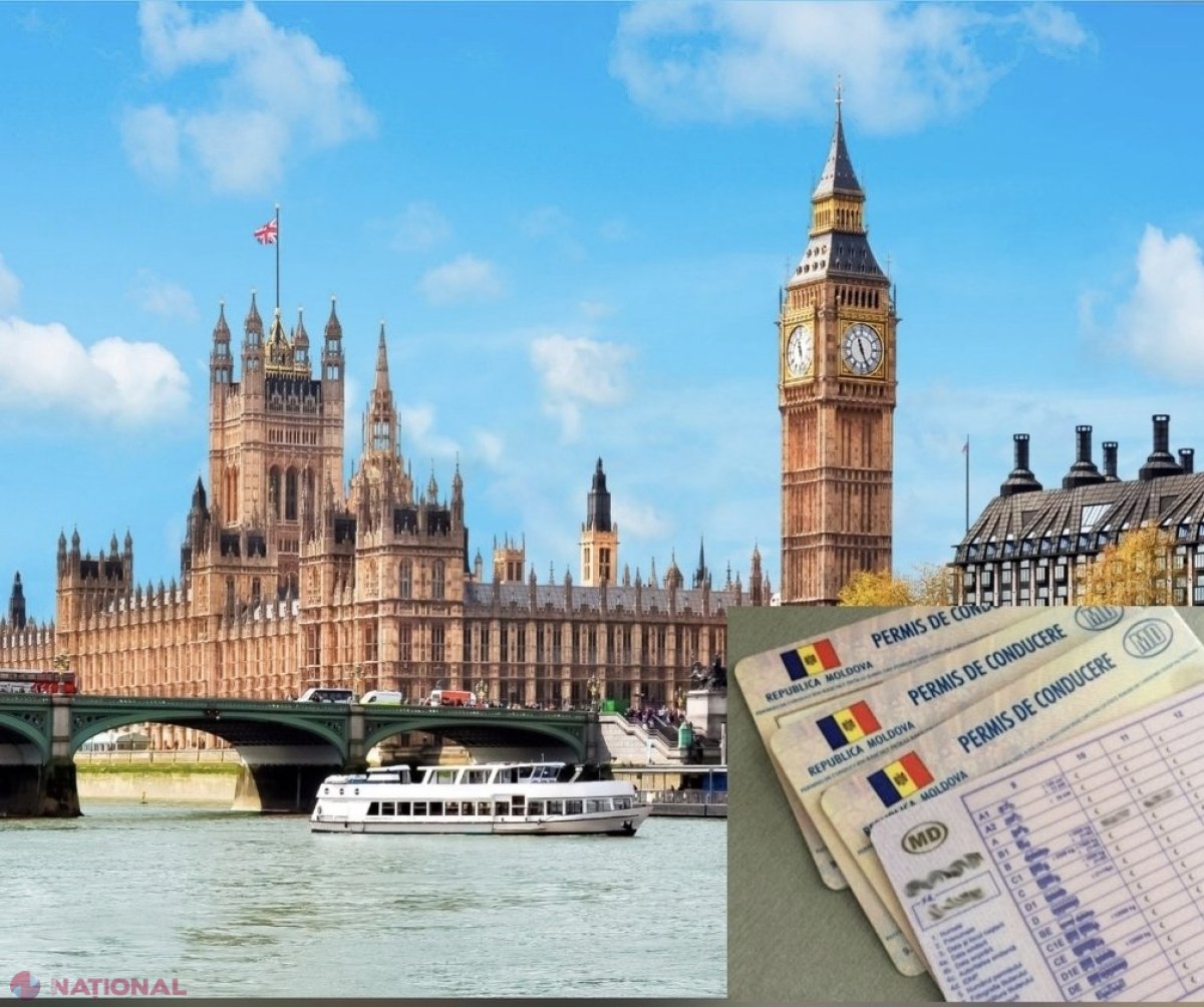 Veste bună pentru moldovenii aflați în Marea Britanie: Permisele de conducere vor fi recunoscute în Regatul Unit al Marii Britanii și Irlandei de Nord