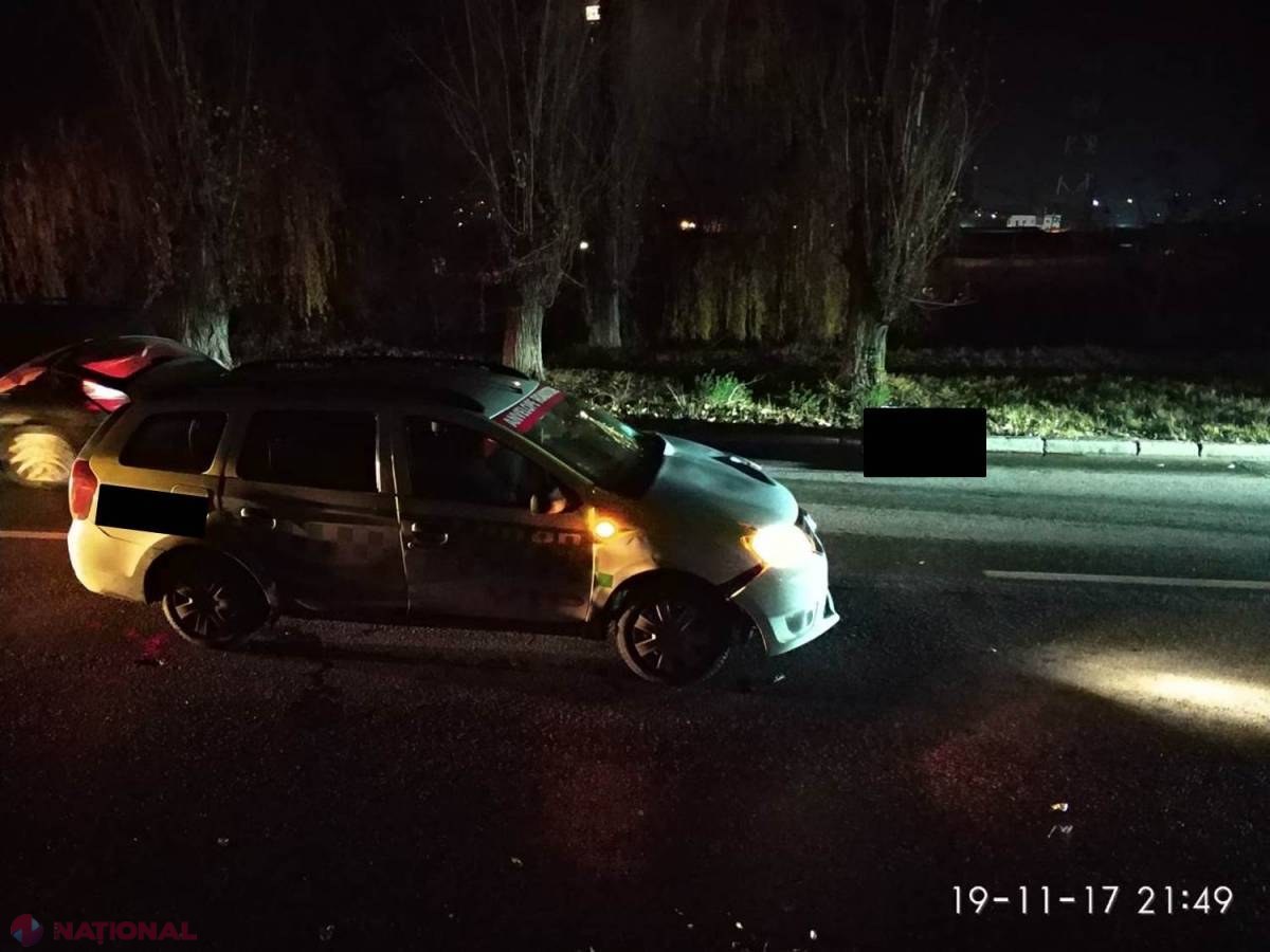 Un taximetrist din Chișinău, reținut pentru că a lovit MORTAL, ieri-seară, un pieton. Poliția spune că șoferul ar fi fost DROGAT