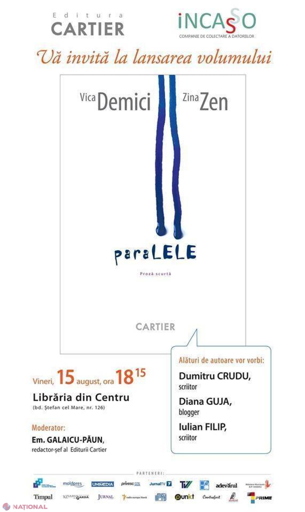 „paraLELE”, astăzi la preț PROMOȚIONAL
