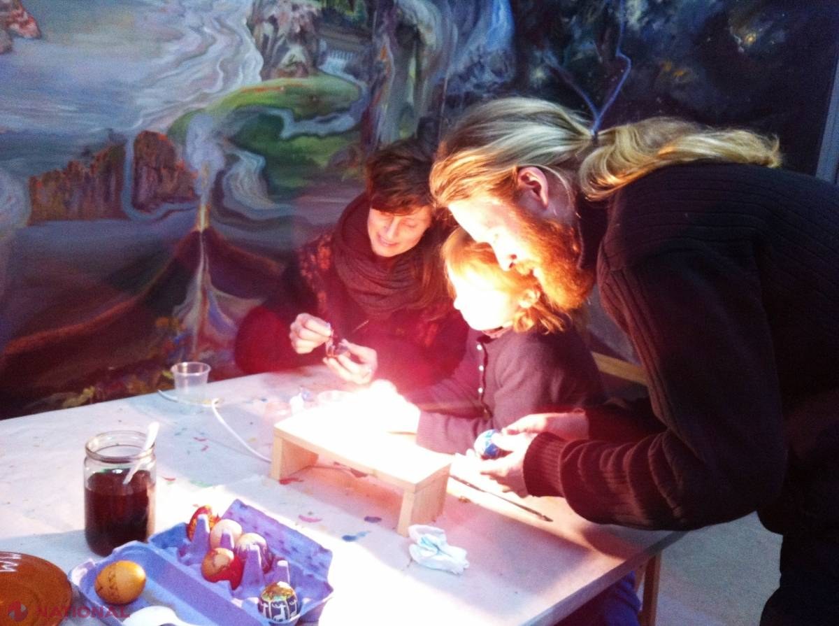 Atelier de încondeiere a ouălor de Paști, deschis la Chișinău