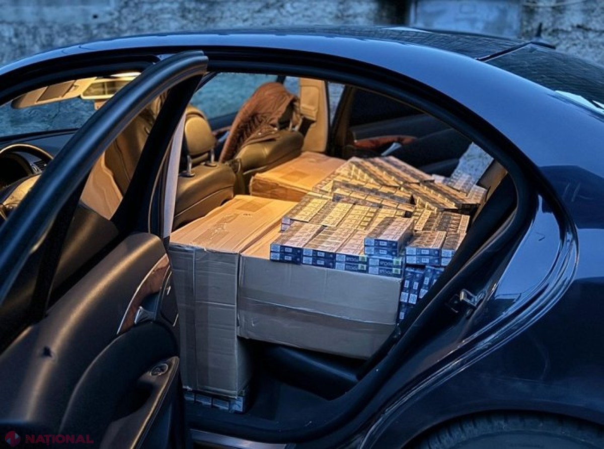 VIDEO // CAPTURĂ: Sute de mii de țigări și alcool de contrabandă ce urmau să ajungă pe piața neagră din România, confiscate de vameșii și procurorii din R. Moldova. Bănuitul, un vechi client al oamenilor legii