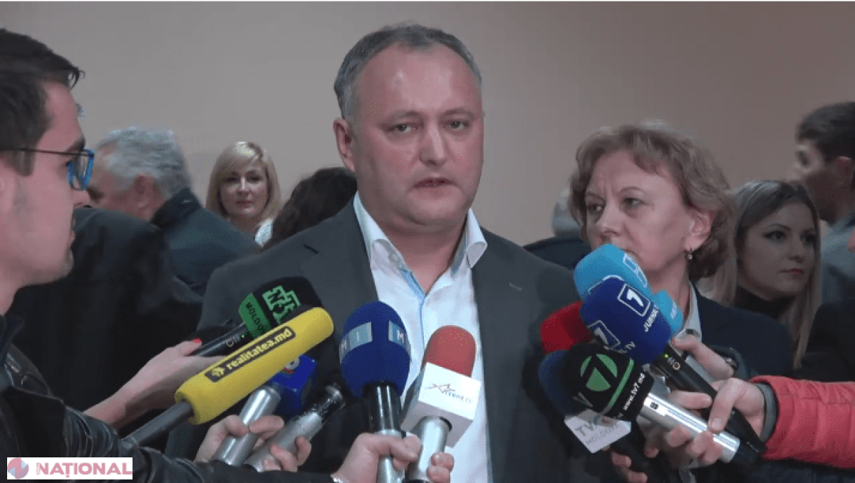 Partidul lui Igor Dodon are un INTERIMAR. Dodon pleacă