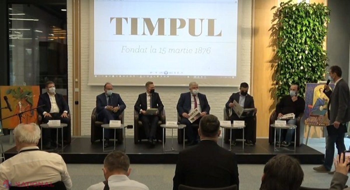 VIDEO // Revista „Timpul” din România a trecut Prutul: Ediția din Republica Moldova, lansată la Chișinău 