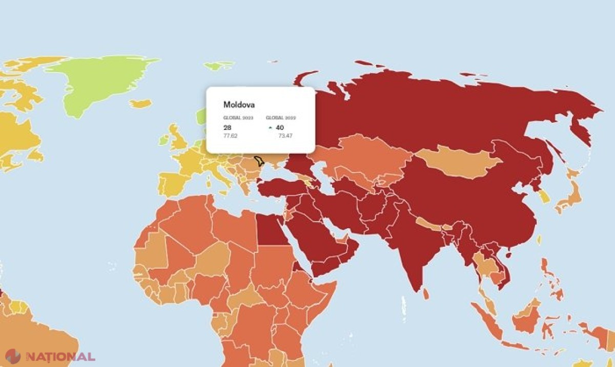 R. Moldova a urcat 12 locuri în clasamentul mondial al libertății presei: Locul 28 din 180 de state