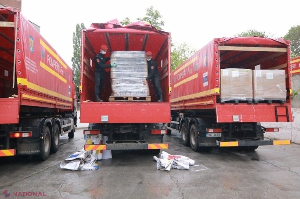 DOC // LISTA donatorilor EXTERNI, care au sărit în ajutor R. Moldova în contextul pandemiei de COVID-19: Valoarea lotului oferit de România, de 65 de ori mai mare decât al celui din China