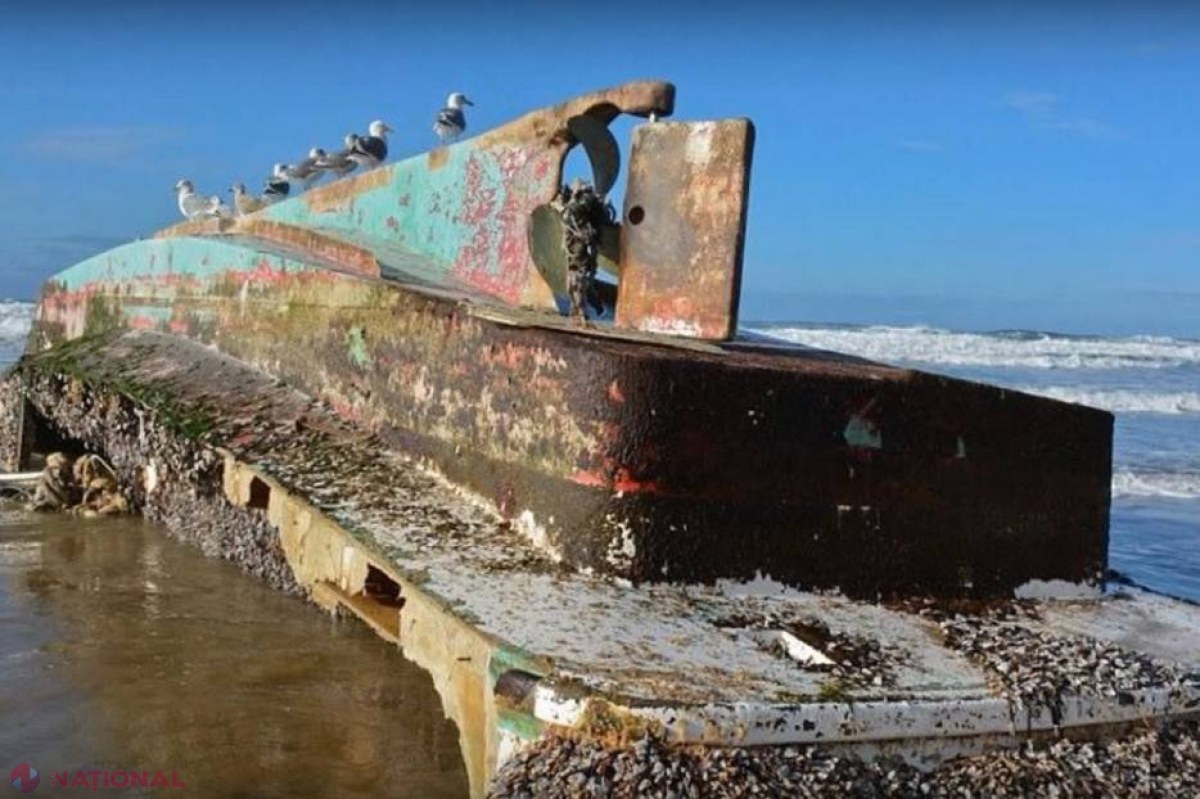 VIDEO // O navă-fantomă, dispărută după tsunamiul din 2011, descoperită pe coasta SUA. Ce „încărcătură” PREȚIOASĂ avea